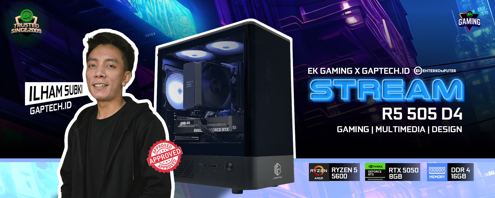 EK Gaming x Gaptech Stream