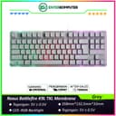 Rexus Battlefire K9L TKL Membrane Gaming Keyboard with RGB Backlight  - Grey - foto 1