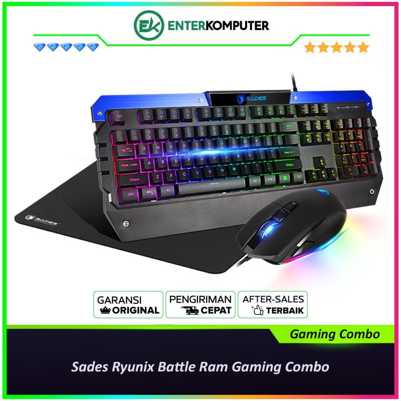 Sades Ryunix Battle Ram Gaming Combo - foto 1