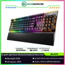 be quiet! Light Mount Mechanical Keyboard Silent Linear US ANSI - Striking Lighting with Customizable ARGB LED Bars at The Top - 3D Media Wheel and Mechanical Macro Keys - Quality PBT Double Shot Keycaps - foto 1