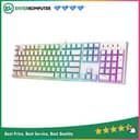 1STPLAYER DK5.0 WHITE - Gaming Mechanical Keyboard 104 Keys (Blue Switch) - RGB Backlit - Dust & Waterproof - foto 1