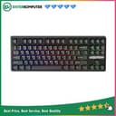 1STPLAYER DK6.0 Black (Tenkeyless) Gaming Mechanical Keyboard 87 Keys Layout (Blue Switch) - Gasket Structure - RGB Backligting - ABS Keycap - Side Decorative Light Design - foto 1