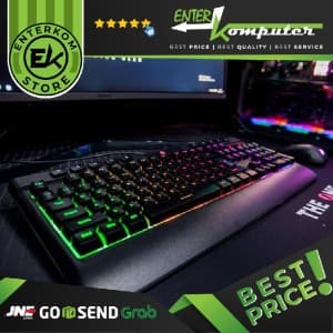 1STPLAYER Gaming K8 Fire Dancing Kit ( Keyboard + Mouse ) - Rainbow Backlight - foto 1
