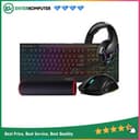 1STPLAYER Gaming DK9.0 Fire Dancing Kit (RGB Backlit Gaming Keyboard + RGB Mouse 6400dpi + RGB LED Headset + Mousepad) - foto 1