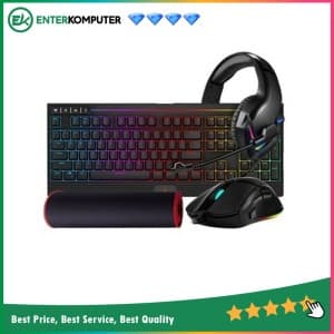 1STPLAYER Gaming DK9.0 Fire Dancing Kit (RGB Backlit Gaming Keyboard + RGB Mouse 6400dpi + RGB LED Headset + Mousepad) - foto 1