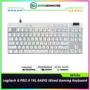 Logitech G PRO X TKL RAPID Wired Gaming Keyboard - White - foto 1