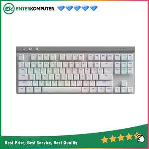 Logitech G515 Lightspeed TKL Wireless Gaming Keyboard - White - foto 1
