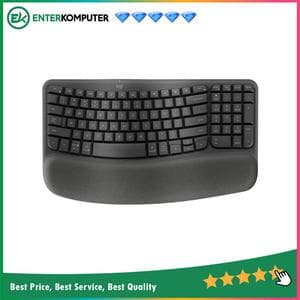 Logitech Wave Keys Wireless Ergonomic Keyboard - Graphite - foto 1