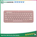 Logitech Pebble Keys 2 K380s Minimalist Bluetooth keyboard - Tonal Rose - foto 1