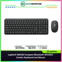 Logitech MK250 Compact Bluetooth Wireless Combo Keyboard and Mouse - Graphite - foto 1