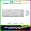 Logitech MK250 Compact Bluetooth Wireless Combo Keyboard and Mouse - Off-white - foto 1