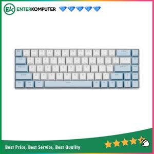 Digital Alliance Meca Air S Cerulean White Blue 65% Mechanical Gaming Keyboard - foto 1