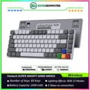 Fantech SUPER MAXFIT AIR83 MK915 Tri Mode Connection Mechanical Gaming Keyboard - Grey (Brown Switch) - foto 1
