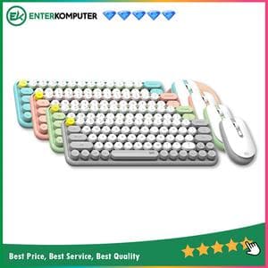Fantech GO MOCHI 65 Combo Wireless WK896 Keyboard Mouse Office - foto 1