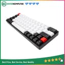 Paradox Ghost OPT 64 GK1 PBT Radium Vulture 64% Mechanical Gaming Keyboard (Gateron Optical Yellow Switch) - foto 1