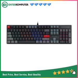 Rexus Keyboard Gaming Rexus Mechanical Heroic KX5 Black Grey (Blue/Red/Brown Switch) - foto 1