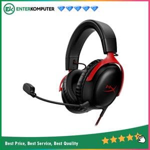 HyperX Cloud III Gaming Headset - Black Red - foto 1