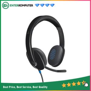 Logitech H540 USB Computer Headset with High-Definition Sound and On-ear Control - foto 1