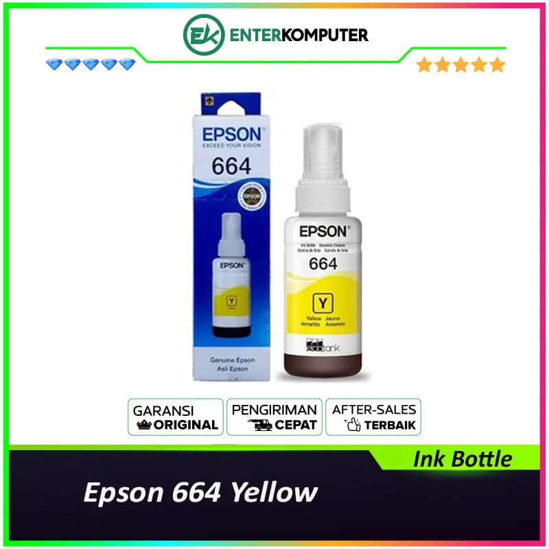Epson 664 Yellow Ink Bottle - foto 1