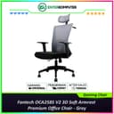 Fantech OCA258S V2 3D Soft Armrest Premium Office Chair  - Grey - foto 1