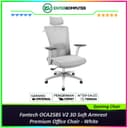 Fantech OCA258S V2 3D Soft Armrest Premium Office Chair -  White - foto 1