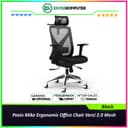 Pexio Mike Ergonomic Office Chair Versi 2.0 Mesh - Black - foto 1
