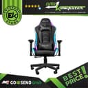 GALAX Gaming Chair GC-01 Black - RGB Effect - Lumbar Pillow - Ergonomic Support System - foto 1
