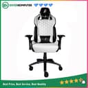 1STPLAYER GAMING CHAIR DK2 - BLACK WHITE - All Steel Skeleton - High Density Integrated Molded Foam - foto 1