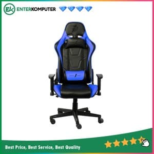 1STPLAYER GAMING CHAIR FK2 - BLACK BLUE - LUMBAR MASSAGE - Comfort - All Steel Skeleton - High Density Molded Foam - foto 1