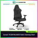 Corsair TC100 RELAXED Fabric Gaming Chair - Black Grey - foto 1