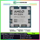 AMD Ryzen 7 9800X3D 4.7GHz Up To 5.2GHz Cache 96MB 120W AM5 [Tray] - 8 Core - NEW UNIT - 1 Years Warranty Replacement - foto 1