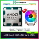 AMD Ryzen 5 8400F 4.2Ghz Up To 4.7Ghz Cache 16MB 65W AM5 [Tray] - 6 Core - NEW UNIT - 1 Years Warranty Replacement (with CUBE GAMING WIND V2 - 2 Copper Heat Pipes - Mirror RGB TOP Cover - Gaming CPU Cooler Rainbow Led) - foto 1
