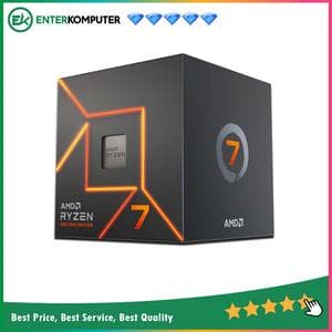 AMD Ryzen 7 7700 3.8Ghz Up To 5.3Ghz Cache 32MB 65W AM5 [Box] - 8 Core - 100-100000592BOX - with AMD Wraith Prism Cooler - foto 1