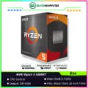 AMD Ryzen 5 5600XT 3.7Ghz Up To 4.7Ghz Cache 32MB 65W AM4 [Box] - 6 Core - 100-100001585BOX - with AMD Wraith Stealth Cooler - foto 1