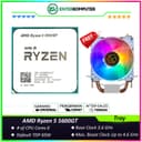 AMD Ryzen 5 5600GT 3.6Ghz Up To 4.6Ghz Cache 16MB 65W AM4 [Tray] - 6 Core - NEW UNIT - 1 Years Warranty Replacement (with CUBE GAMING WIND V2 - 2 Copper Heat Pipes - Mirror RGB TOP Cover - Gaming CPU Cooler Rainbow Led) - foto 1