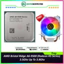 AMD Bristol Ridge A6-9500 (Radeon R5 Series) 3.5Ghz Up To 3.8Ghz Cache 1MB 65W Socket AM4 [Tray] - 3 Core - NEW UNIT (with CUBE GAMING WIND V2 - 2 Copper Heat Pipes - Mirror RGB TOP Cover - Gaming CPU Cooler Rainbow Led) - 1 Years Warranty Replacement - foto 1