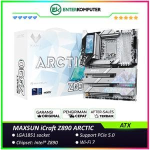 MAXSUN iCraft Z890 ARCTIC (LGA1851, Z890, DDR5, USB3.2 Gen2x2 Type-C, SATA3) - foto 1