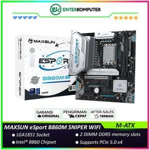 MAXSUN eSport B860M SNIPER WIFI (LGA1851, B860, DDR5, USB3.2, SATA3) - foto 1