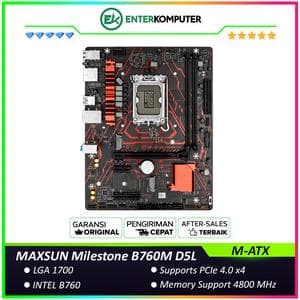 MAXSUN Milestone B760M D5L (LGA1700, B760, DDR5, USB3.2, SATA3) - foto 1