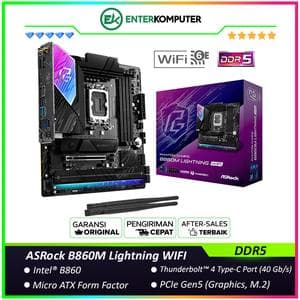 ASRock B860M Lightning WIFI (LGA1851, B860, DDR5, USB3.2 Gen2 Type-C, SATA3) - foto 1