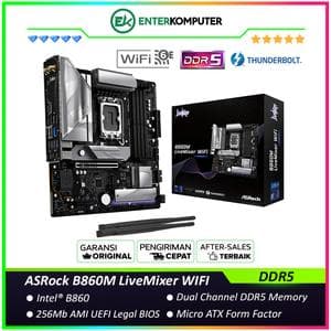 ASRock B860M LiveMixer WIFI (LGA1851, B860, DDR5, USB3.2 Gen2 Type-C, SATA3) - foto 1