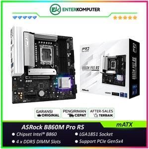 ASRock B860M Pro RS (LGA1851, B860, DDR5, USB3.2 Gen2 Type-C, SATA3) - foto 1