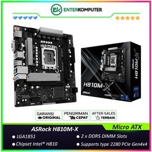 ASRock H810M-X (LGA1851, H810, DDR5 USB3.2 Type-C, SATA3) - foto 1