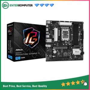 ASRock B660M Phantom Gaming 4 (LGA1700, B660, DDR4, USB3.2, SATA3) - foto 1