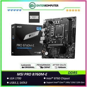 MSI PRO B760M-E (LGA1700, B760, DDR5, USB3.2, SATA3) - foto 1
