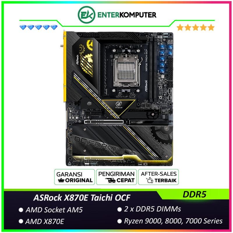 ASRock X870E Taichi OCF (AM5, AMD X870E, DDR5, USB3.2 Type-C, SATA3) - foto 1