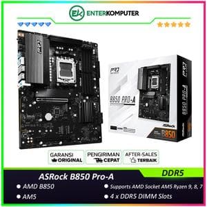 ASRock B850 Pro-A (AM5, AMD B850, DDR5, USB3.2 Type-C, SATA3) - foto 1
