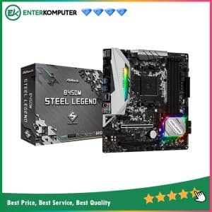 ASRock B450M Steel Legend (AM4, AMD Promontory B450, DDR4, USB3.1, SATA3) - foto 1