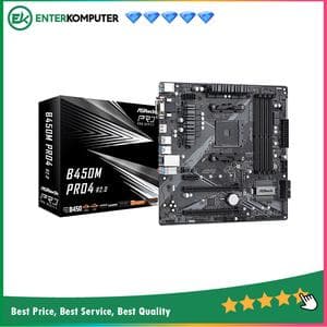 ASRock B450M Pro4 R2.0 (AM4, AMD Promontory B450, DDR4, USB3.2, SATA3) - foto 1