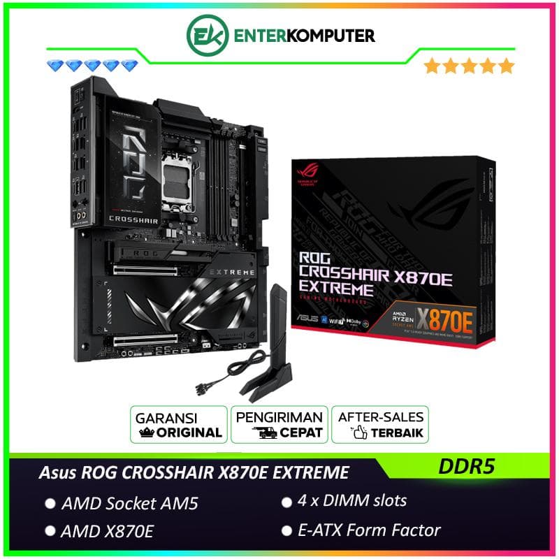 Asus ROG CROSSHAIR X870E EXTREME (AM5, AMD X870E, DDR5, USB3.2 Type-C, SATA3) - foto 1